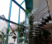 Kombination Glasfassade - Wintergarten
